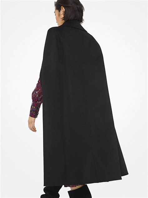 michael kors double face wool blend cape|Michael Kors.